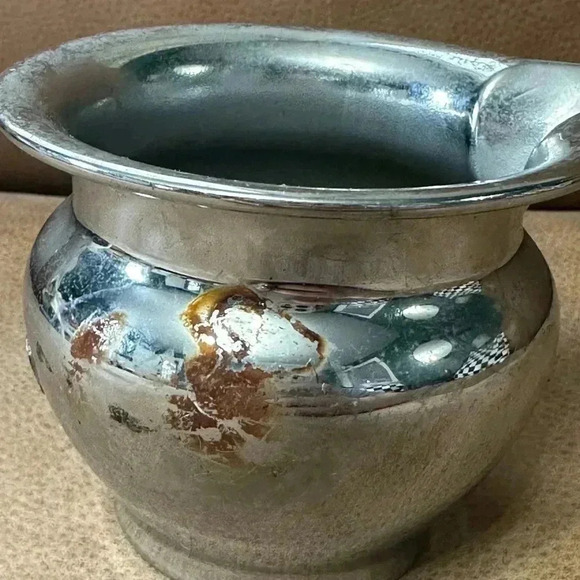 Vintage Silver Color Farberware Serving Dish Signs Of Wear Brooklyn NY - Picture 5 of 9